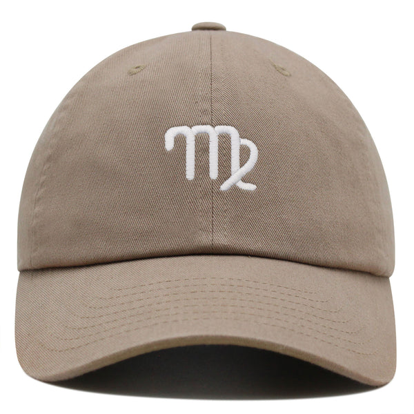 Virgo Premium Dad Hat Embroidered Cotton Baseball Cap Zodiac Symbol