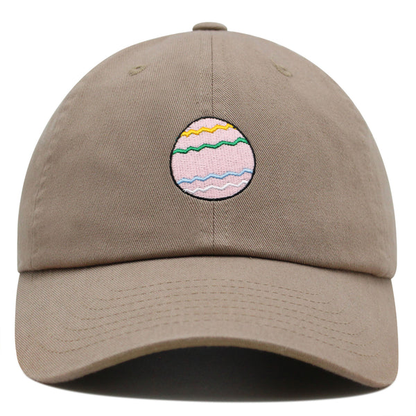Pink Easter Egg Premium Dad Hat Embroidered Cotton Baseball Cap Holiday