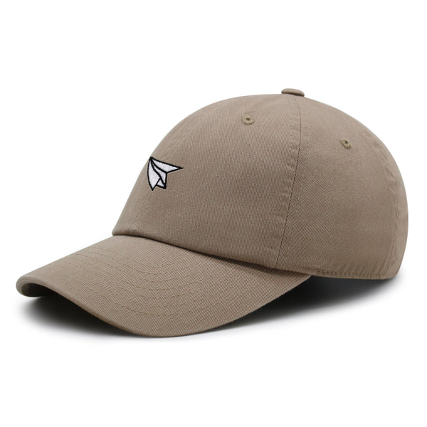 Paper Airplane Premium Dad Hat Embroidered Baseball Cap Plane Sky