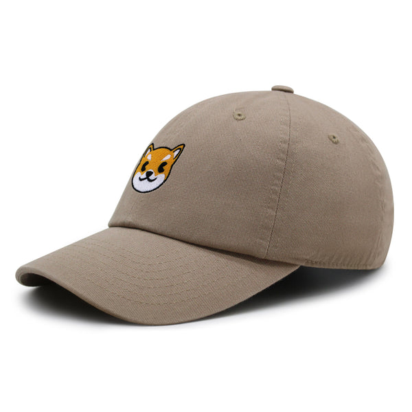 Shiba Premium Dad Hat Embroidered Baseball Cap Dog Puppy