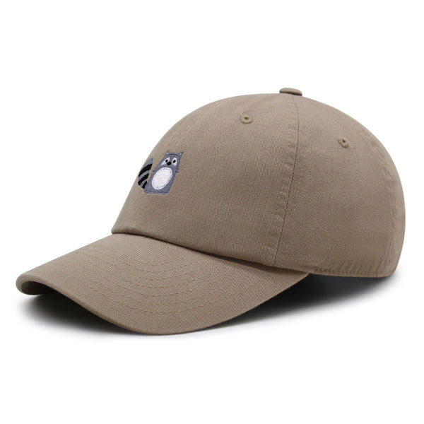 Racoon Premium Dad Hat Embroidered Baseball Cap Cute Zoo