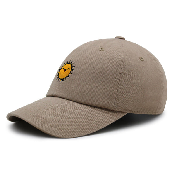 Happy Sun Premium Dad Hat Embroidered Baseball Cap Sunny Summer Morning