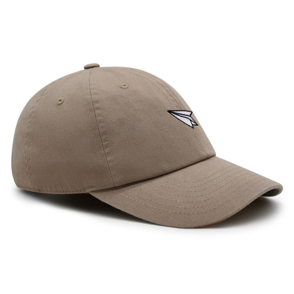 Paper Airplane Premium Dad Hat Embroidered Baseball Cap Plane Sky