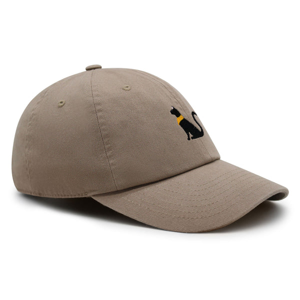 Black Egyptian Cat Premium Dad Hat Embroidered Baseball Cap Kitty