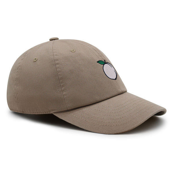 Peach Premium Dad Hat Embroidered Baseball Cap Cobbler Fruit