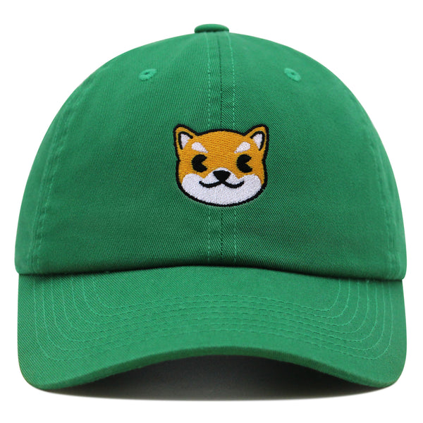 Shiba Premium Dad Hat Embroidered Baseball Cap Dog Puppy