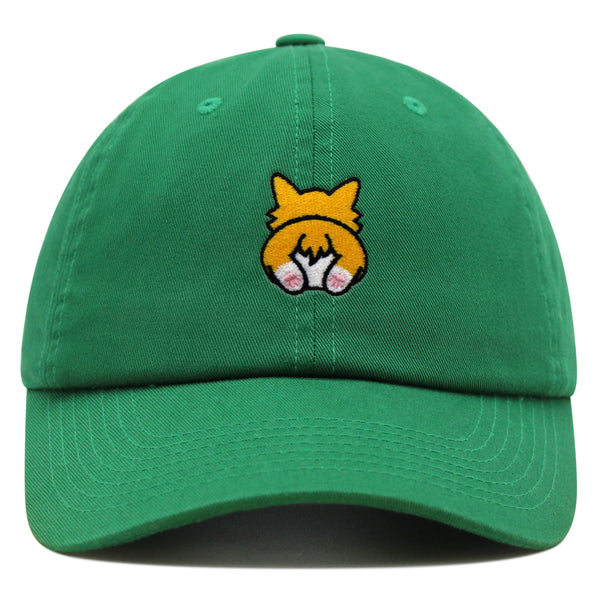 Corgi Butt Premium Dad Hat Embroidered Baseball Cap Welsh Corgi