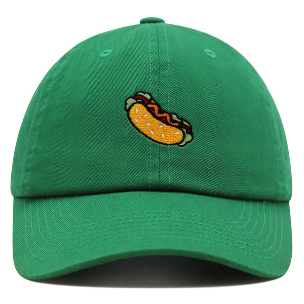 Hot Dog Premium Dad Hat Embroidered Baseball Cap Fast Food