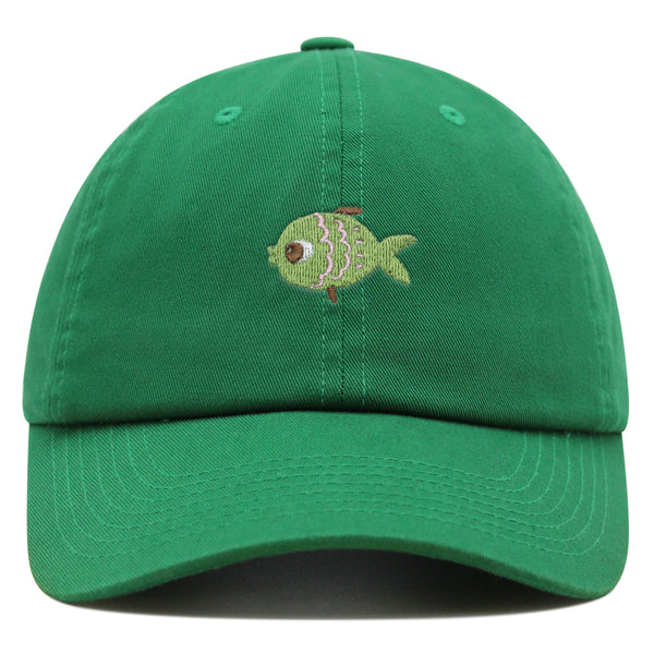 Fish Premium Dad Hat Embroidered Baseball Cap Aquarium