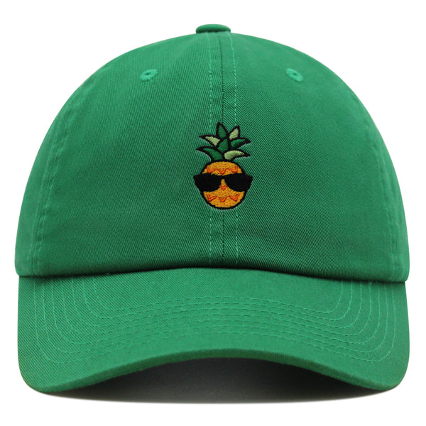 Pineapple Man Premium Dad Hat Embroidered Baseball Cap Sunglasses