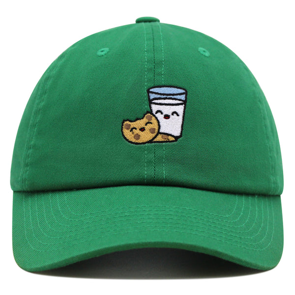 Milk and Cookie Premium Dad Hat Embroidered Baseball Cap Snack