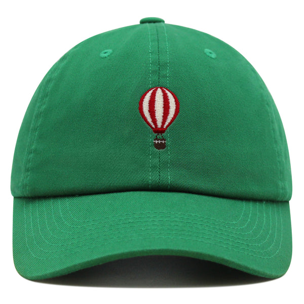 Hot Air Ballon Premium Dad Hat Embroidered Baseball Cap Travel Fly Sky