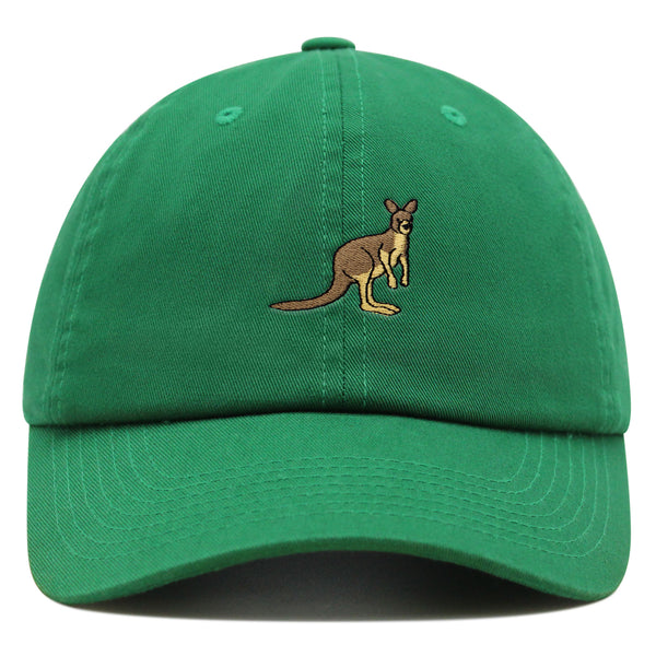 Kangaroo Premium Dad Hat Embroidered Baseball Cap Australia Animal