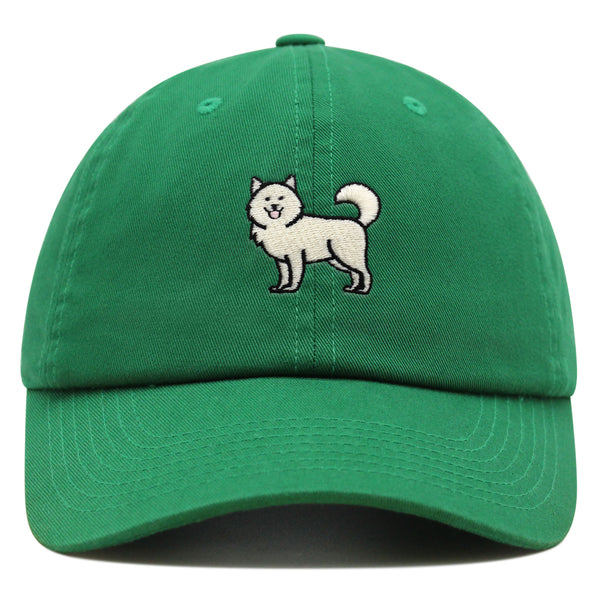 Samoyed Premium Dad Hat Embroidered Baseball Cap Dog Puppy