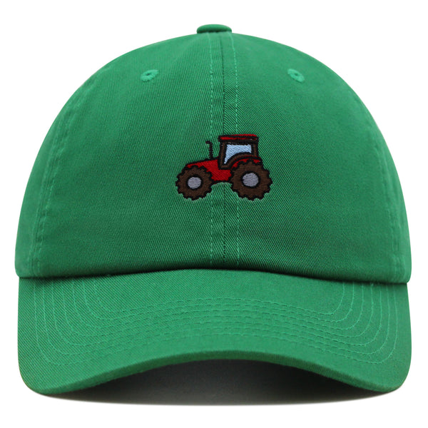 Tractor Premium Dad Hat Embroidered Baseball Cap Construction Farm