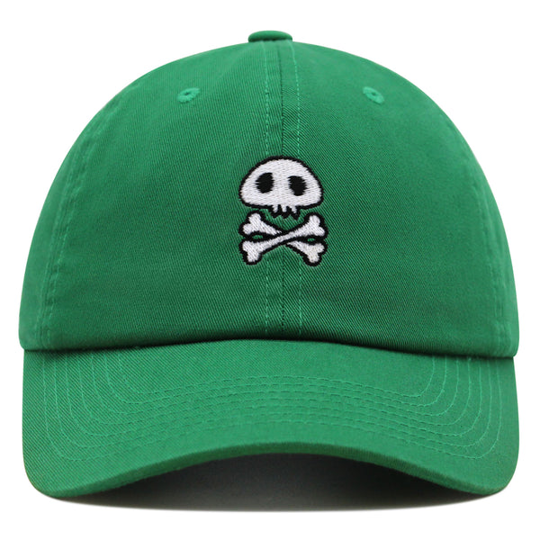 Skull Premium Dad Hat Embroidered Baseball Cap Cute Skull