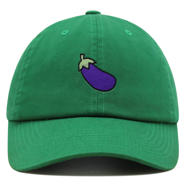 Eggplant Premium Dad Hat Embroidered Baseball Cap Foodie Vegetable