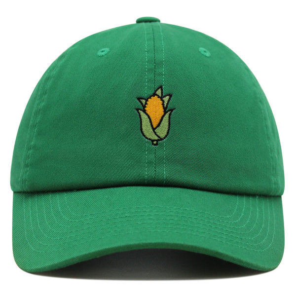 Corn Premium Dad Hat Embroidered Baseball Cap Vegetable Foodie Farmers