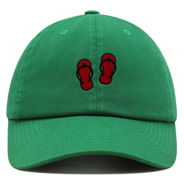 Flip-flops Premium Dad Hat Embroidered Baseball Cap Shoes Beach