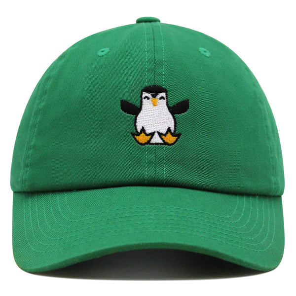 Penguin Premium Dad Hat Embroidered Baseball Cap Snow Animal