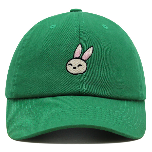 Cute Rabbit Premium Dad Hat Embroidered Baseball Cap Bunny Zoo