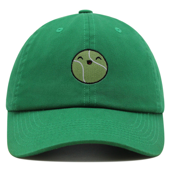 Happy Tennis ball Premium Dad Hat Embroidered Baseball Cap Sports Sharapova