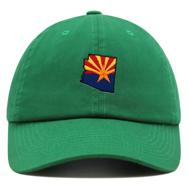 Arizona Flag Premium Dad Hat Embroidered Baseball Cap Arizona Tucson Pheonix