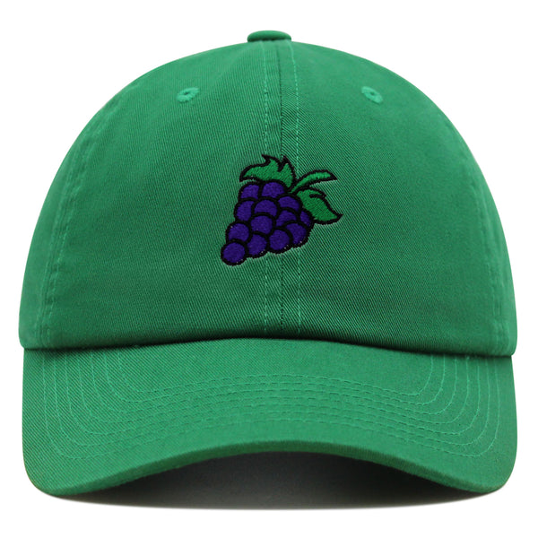 Grape Premium Dad Hat Embroidered Baseball Cap Farm Farmers Vegan