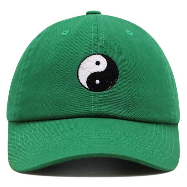 Ying Yang Premium Dad Hat Embroidered Baseball Cap Asian Meditation