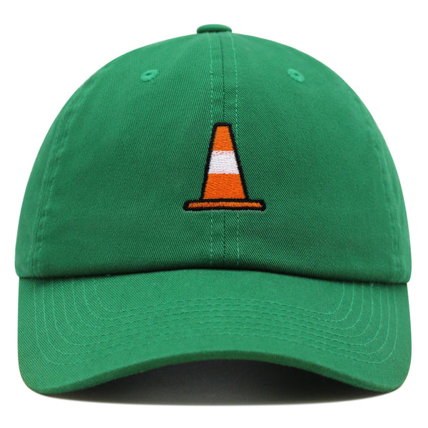 Safety Cone Premium Dad Hat Embroidered Baseball Cap Construction