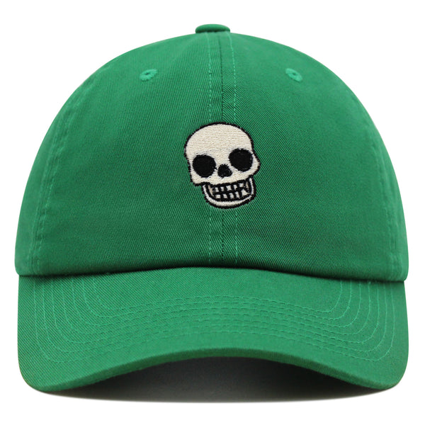 Skull Premium Dad Hat Embroidered Baseball Cap Girly Halloween