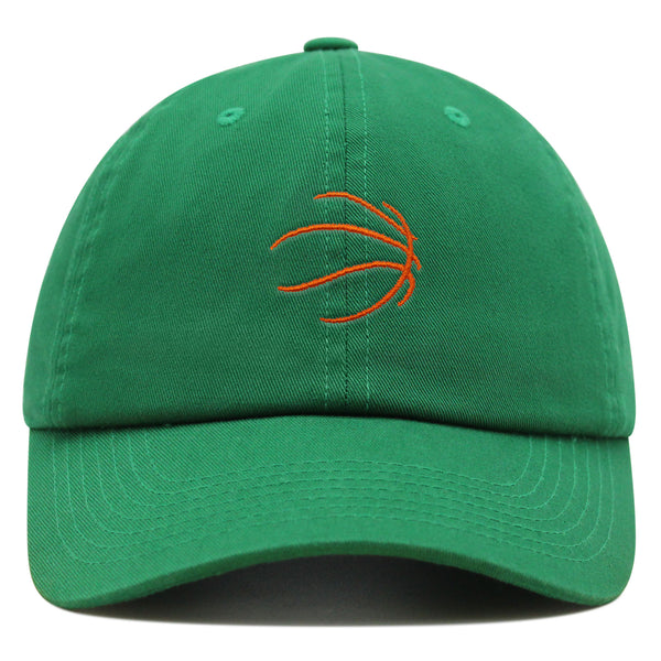 Basketball Silhouette Premium Dad Hat Embroidered Baseball Cap Sports Ball