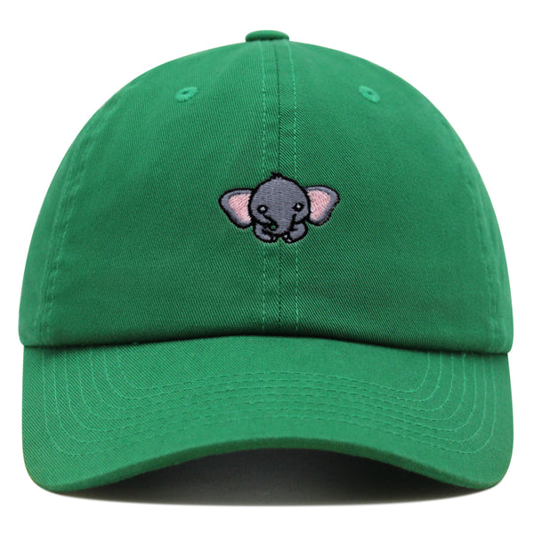 Elephant Premium Dad Hat Embroidered Baseball Cap Wild Cute