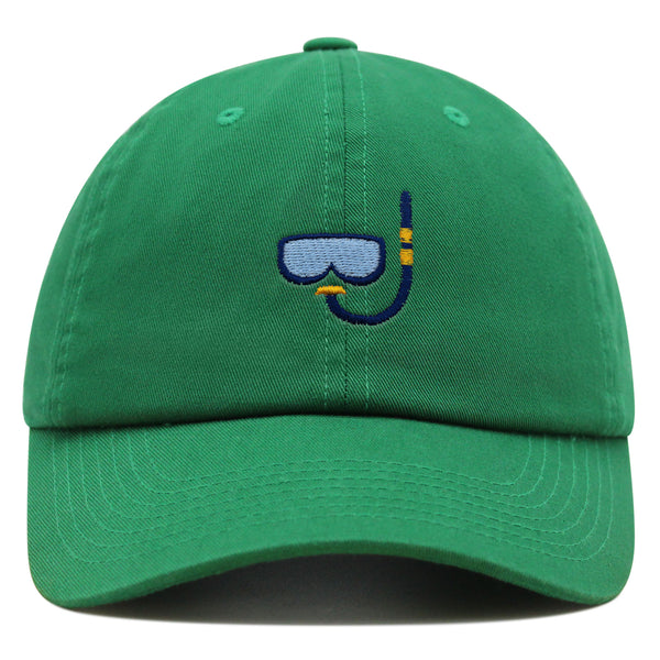 Snorkel Premium Dad Hat Embroidered Baseball Cap Diving Ocean