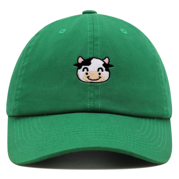 Cow Premium Dad Hat Embroidered Baseball Cap Milk Animal