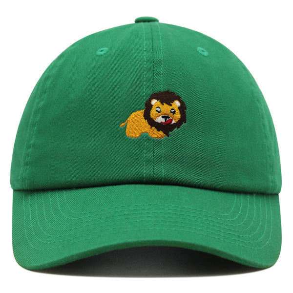 Lion Premium Dad Hat Embroidered Baseball Cap Zoo King