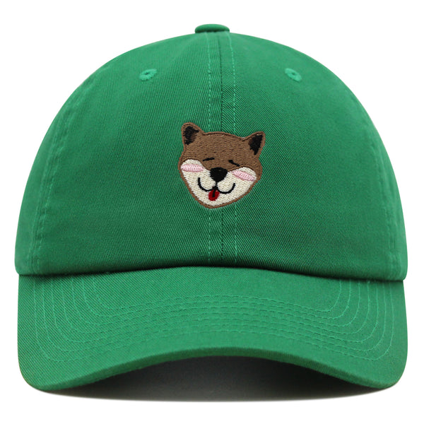 Shiba Premium Dad Hat Embroidered Baseball Cap Dog Puppy