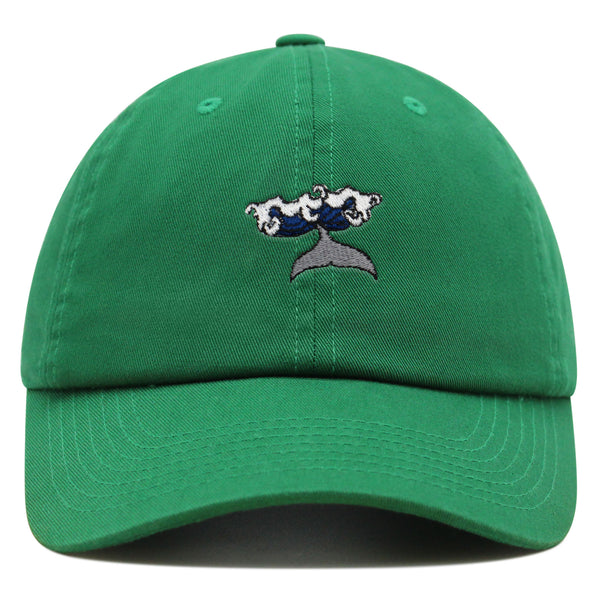 Whale Premium Dad Hat Embroidered Baseball Cap Wave Ocean