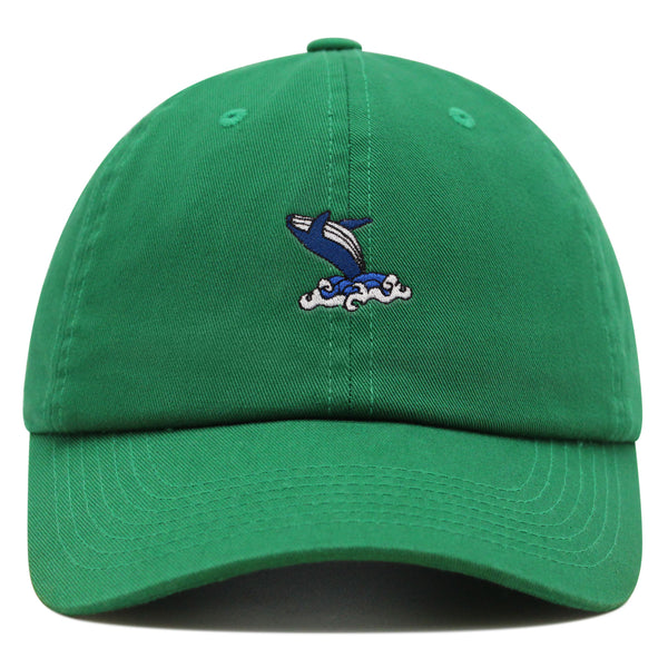 Whale Premium Dad Hat Embroidered Baseball Cap Ocean Fish