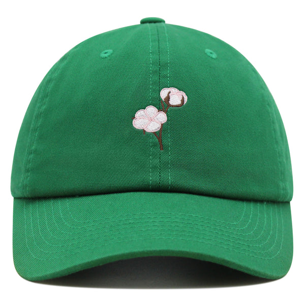 Cotton Flower Premium Dad Hat Embroidered Baseball Cap Tree