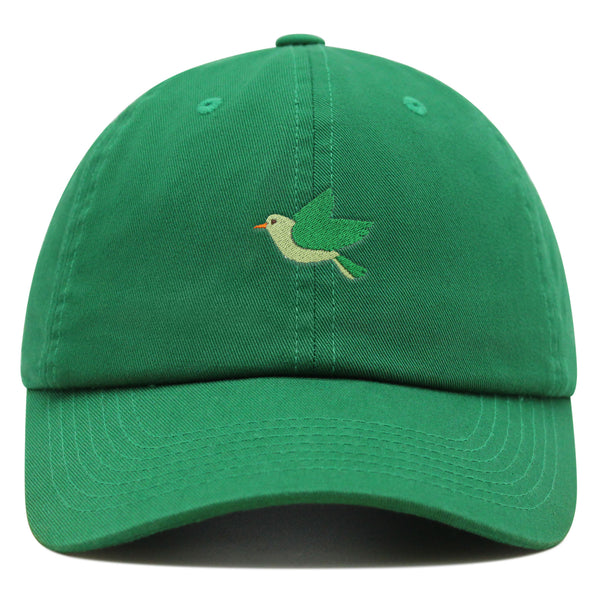 Bird  Premium Dad Hat Embroidered Baseball Cap Green