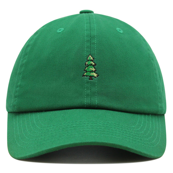 Pine Tree Premium Dad Hat Embroidered Baseball Cap Mountain