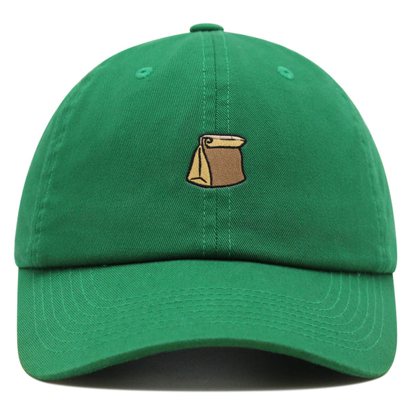 Paper Bag Premium Dad Hat Embroidered Baseball Cap Grocery