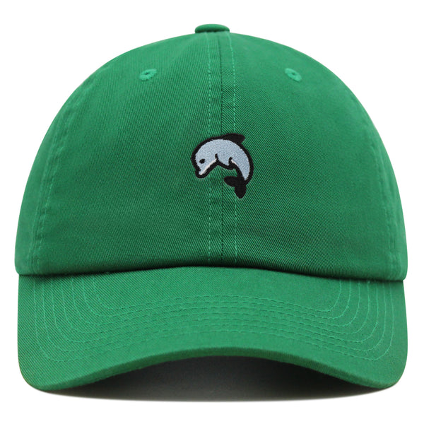 Dolphin Premium Dad Hat Embroidered Baseball Cap Ocean Cute