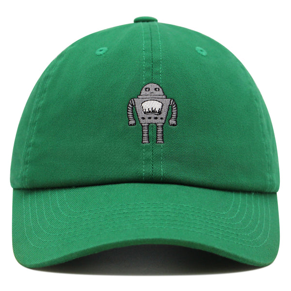 Robot Premium Dad Hat Embroidered Baseball Cap Funny