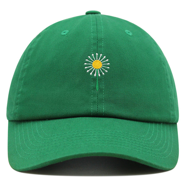 Dandelion Premium Dad Hat Embroidered Baseball Cap Flower