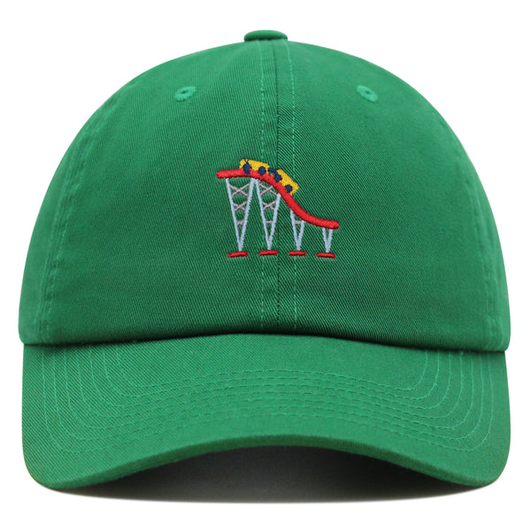 Roller Coaster Premium Dad Hat Embroidered Baseball Cap Tycoon