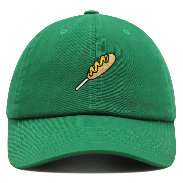 Corndog Premium Dad Hat Embroidered Baseball Cap Foodie