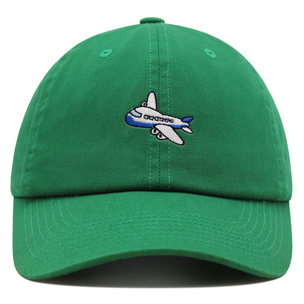 Airplane Premium Dad Hat Embroidered Baseball Cap Cute