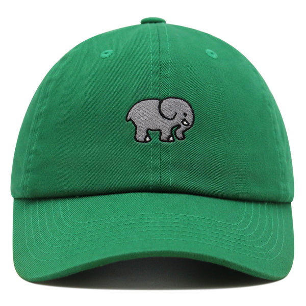 Elephant Premium Dad Hat Embroidered Baseball Cap Cute